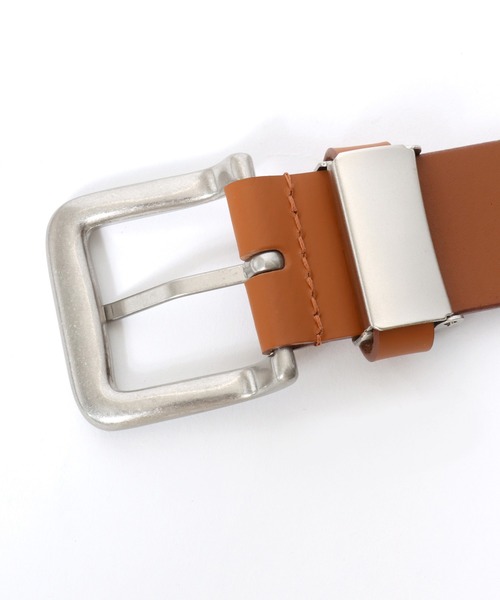 Levi's（リーバイス）の「Levi's/リーバイス Leather Belt/35mm 牛革 スクエアバックル レザーベルト/レディース メンズ（ベルト・メンズ・ブラック/ダークブラウン/ブラウン・FREE）」の11枚目の写真