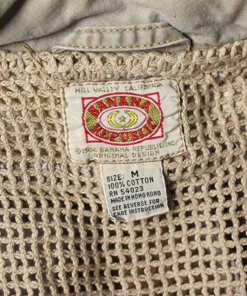 Banana Republic（バナナリパブリック）の「【ヴィンテージ古着】80's BANANA REPUBLIC/バナナリパブリック ハンティングベスト（ベスト・メンズ・ベージュ・MEDIUM）」の9枚目の写真