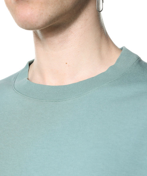 KAZUYUKI KUMAGAI ATTACHMENT（カズユキクマガイアタッチメント）の「40/2ソフトオーガニック クルーネックドルマンL/S（Tシャツ/カットソー・メンズ・ライトブラウン/ライトカーキ/オフホワイト/ブラック/ホワイト/ライトベージュ/ライトグリーン・1/2/3）」の12枚目の写真