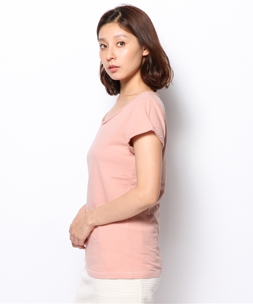 NANO universe(ナノユニバース)の「Basic color プルオーバー(Tシャツ/カットソー・レディース・ホワイト/ミント/ライトイエロー/ピンクベージュ/チャコール・FREE)」の11枚目の写真