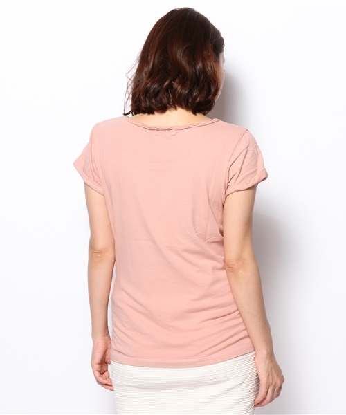 NANO universe(ナノユニバース)の「Basic color プルオーバー(Tシャツ/カットソー・レディース・ホワイト/ミント/ライトイエロー/ピンクベージュ/チャコール・FREE)」の10枚目の写真