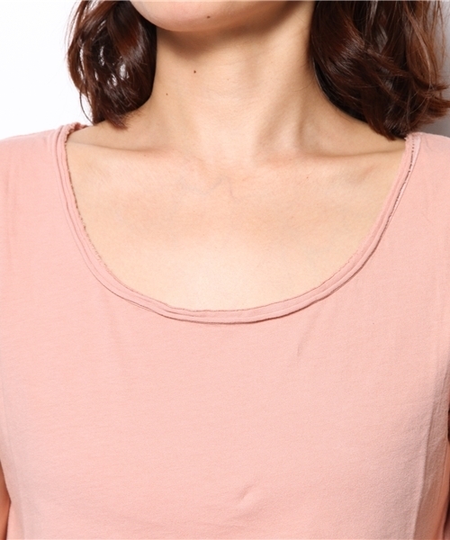 NANO universe(ナノユニバース)の「Basic color プルオーバー(Tシャツ/カットソー・レディース・ホワイト/ミント/ライトイエロー/ピンクベージュ/チャコール・FREE)」の9枚目の写真