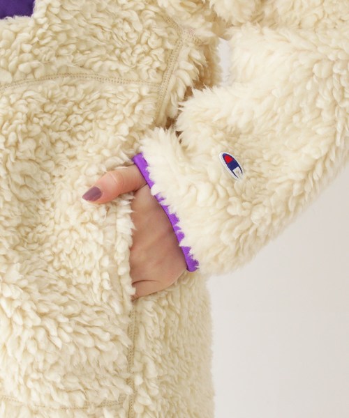 WEB限定】champion ボアフリースコート（その他アウター