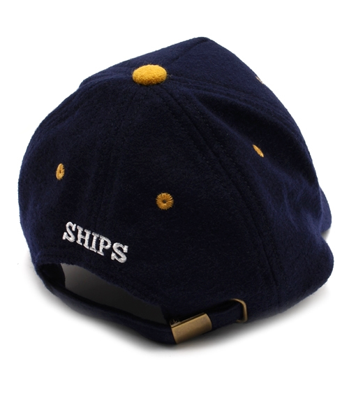 SHIPS(シップス)の「SHIPS KIDS:メルトン レタード キャップ(キャップ・キッズ・グレー/ネイビー・SMALL/MEDIUM/LARGE)」の4枚目の写真