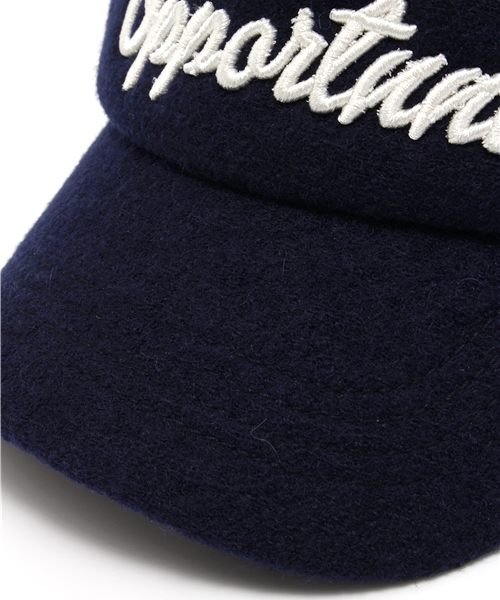 SHIPS(シップス)の「SHIPS KIDS:メルトン レタード キャップ(キャップ・キッズ・グレー/ネイビー・SMALL/MEDIUM/LARGE)」の5枚目の写真