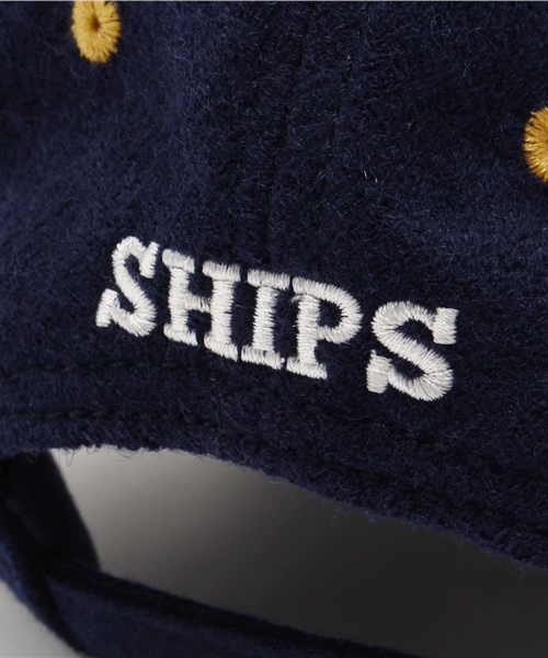 SHIPS(シップス)の「SHIPS KIDS:メルトン レタード キャップ(キャップ・キッズ・グレー/ネイビー・SMALL/MEDIUM/LARGE)」の7枚目の写真