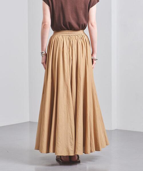 UNITED ARROWS（ユナイテッドアローズ）の「UWCS コットン ボイル マキシスカート†（スカート・レディース・ホワイト/ベージュ・36/38）」の7枚目の写真