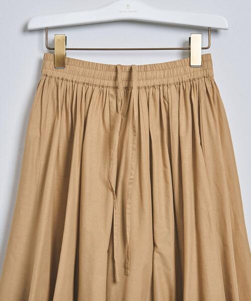 UNITED ARROWS（ユナイテッドアローズ）の「UWCS コットン ボイル マキシスカート†（スカート・レディース・ホワイト/ベージュ・36/38）」の15枚目の写真