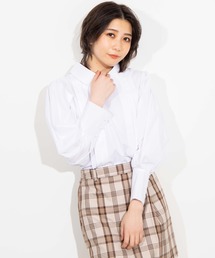 WEGO | WEGO/2wayパールボタンタックスリーブブラウス(シャツ/ブラウス)