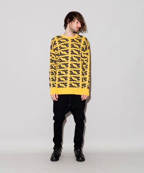 NO ID.（ノーアイディ）の「【NO ID.】Cotton Knit Gunclub Check Crew Neck Big Pullover / コットン ニット ガンクラブ チェック クルー ネック ビッグ プルオーバー（ベスト・メンズ・ホワイト/レッド・ONE SIZE）」の17枚目の写真
