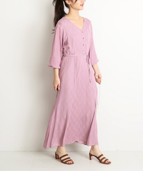 セール Slobe ジャガードフレアーワンピース 手洗い可能 ワンピース ワンピース Slobe Iena スローブイエナ のファッション