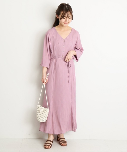 セール Slobe ジャガードフレアーワンピース 手洗い可能 ワンピース ワンピース Slobe Iena スローブイエナ のファッション