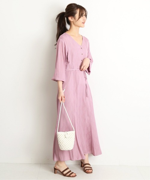 セール Slobe ジャガードフレアーワンピース 手洗い可能 ワンピース ワンピース Slobe Iena スローブイエナ のファッション