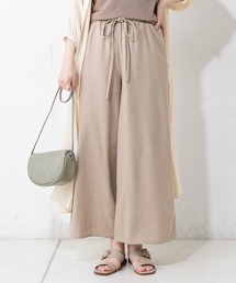natural couture | コットンリボンイージーパンツ(その他パンツ)