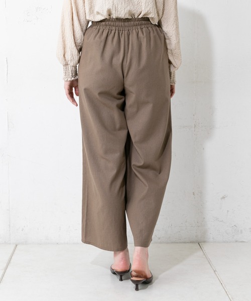 natural couture（ナチュラルクチュール）の「コットンリボンイージーパンツ（その他パンツ・レディース・ベージュ/グリーン/アイボリー/モカ・FREE）」の22枚目の写真