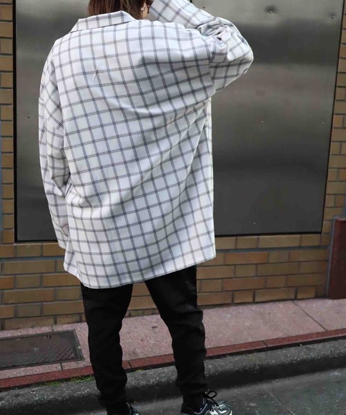 ROVTSKISHIRT COAT/オーバーサイズ ロングシャツコート長袖