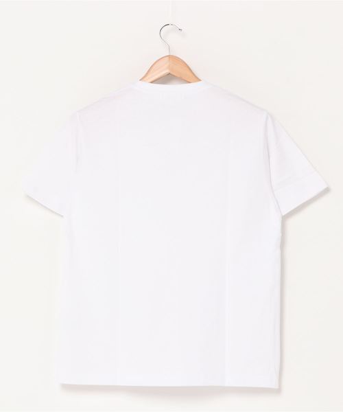 WEGO（ウィゴー）の「WEGO/クリームソーダワンポイントTシャツ（Tシャツ/カットソー・レディース・ホワイト/ベージュ・SMALL/MEDIUM/LARGE）」の3枚目の写真