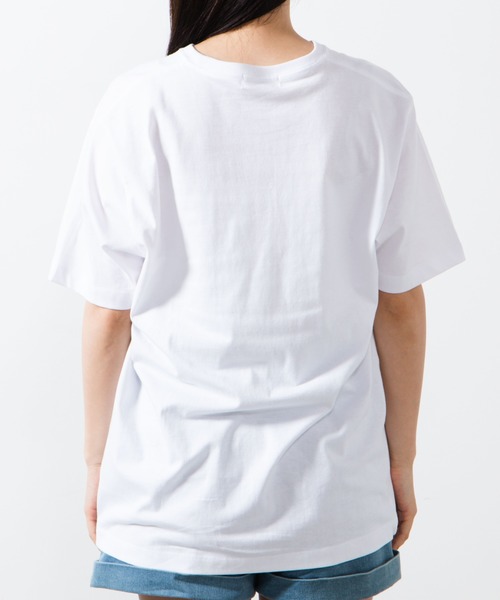 WEGO（ウィゴー）の「WEGO/クリームソーダワンポイントTシャツ（Tシャツ/カットソー・レディース・ホワイト/ベージュ・SMALL/MEDIUM/LARGE）」の12枚目の写真