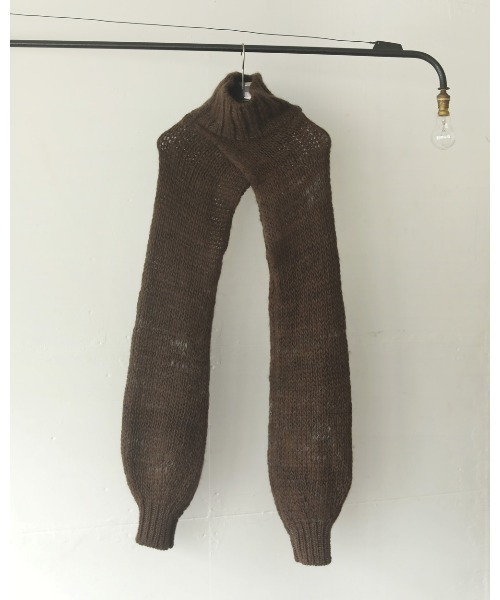 TODAYFUL(トゥデイフル)の「ミックスウールニット(ニット/セーター・レディース・ダークブラウン/グレイッシュベージュ・FREE)」の9枚目の写真