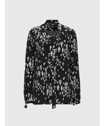DIESEL | レディース シャツ　ハートプリントボウタイシャツ(シャツ/ブラウス)