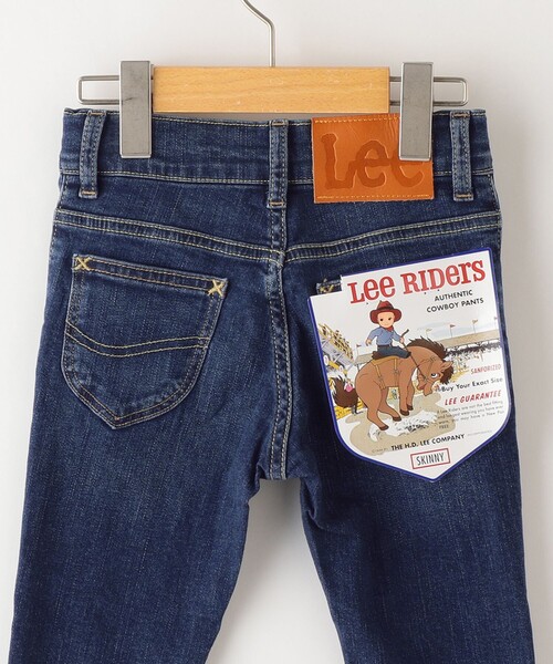 Lee(リー)の「Lee:100~150cm / ベーシック スキニー デニム パンツ(デニムパンツ・キッズ・ロイヤルブルー/ダークブルー・100/110/120/140/130/150)」の7枚目の写真
