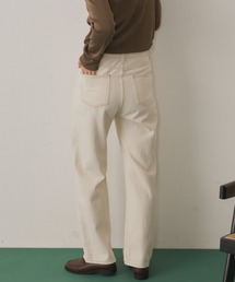 ステッチホワイトデニム