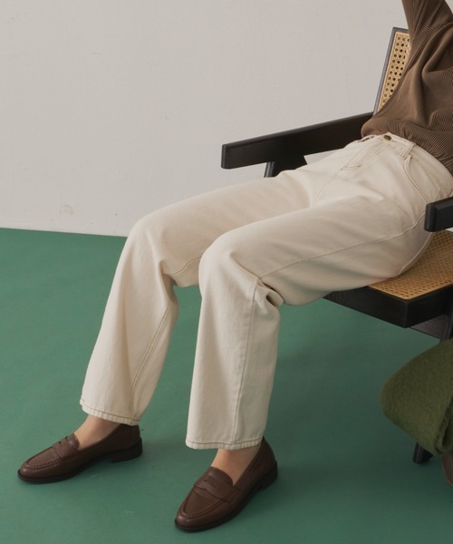 Aunt Marie's(アントマリーズ)の「ステッチホワイトデニム(デニムパンツ・レディース・ホワイト・SMALL/MEDIUM/LARGE)」の22枚目の写真