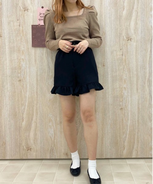 apres jour(アプレジュール)の「バックリボンパワショルラメニット【ZOZOTOWN限定アイテム】(ニット/セーター・レディース・ダークブラウン/アイボリー/モカ/ラベンダー・X-LARGE/フリー)」の8枚目の写真