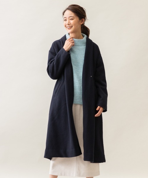 セール Ecru スライバーガウンコート ステンカラーコート Abahouse Mavie アバハウスマヴィ のファッション通販 Zozotown