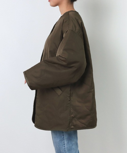 【TOTEME】オーバーサイズ キルティング ジャケット/ Black トーテム TOTEME Toteme キルティングジャケット QUILTED JACKET