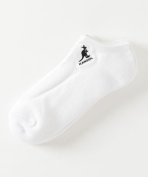KANGOL（カンゴール）の「【KANGOL/カンゴール】 3足セットショート丈ソックス/【25-27cm】（ソックス/靴下・メンズ・ブラック/ホワイト・FREE）」の2枚目の写真