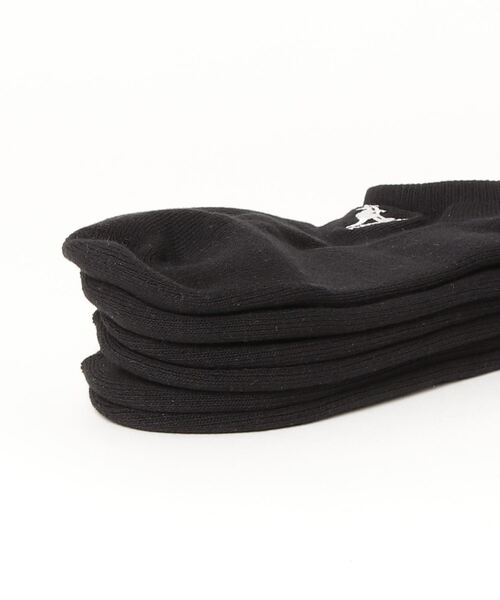 KANGOL（カンゴール）の「【KANGOL/カンゴール】 3足セットショート丈ソックス/【25-27cm】（ソックス/靴下・メンズ・ブラック/ホワイト・FREE）」の3枚目の写真