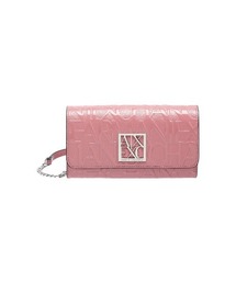 ARMANI EXCHANGE | 【A|Xアルマーニ エクスチェンジ】メタリックエンボスロゴ　チェーン付き長財布(財布)
