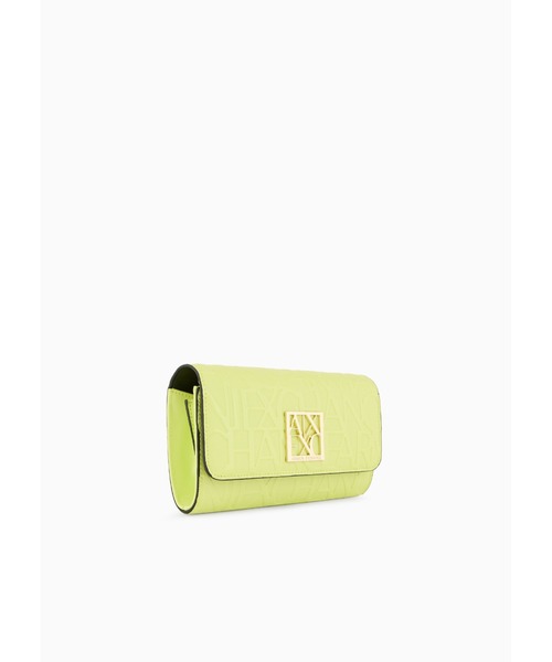 AX Exchange ロゴプリント 長財布 AX Exchange ロゴプリント 長財布 ARMANI EXCHANGE 財布 「A|X