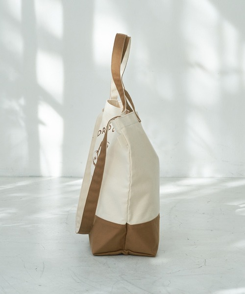 ROPE' PICNIC(ロペピクニック)の「【FOOD TEXTILE】プリントキャンバストート&ショルダーバッグ(トートバッグ・レディース・ブラウン/ライトグリーン/ピンク系その他2・FREE)」の9枚目の写真