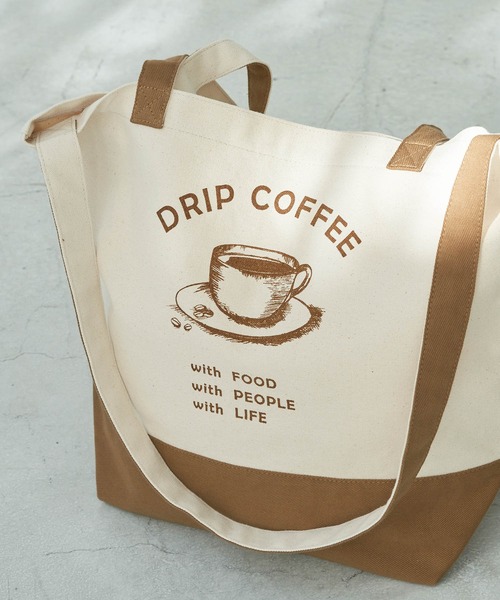 ROPE' PICNIC(ロペピクニック)の「【FOOD TEXTILE】プリントキャンバストート&ショルダーバッグ(トートバッグ・レディース・ブラウン/ライトグリーン/ピンク系その他2・FREE)」の11枚目の写真
