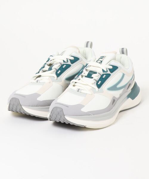 FILA（フィラ）の「【FILA】カーブレット（スニーカー・メンズ・ホワイト×ブルー/ブラック/ホワイト/ホワイト×ネイビー/ホワイト×グリーン・25.0cm/26.0cm/27.0cm/28.0cm/24.0cm/23.0cm）」の2枚目の写真