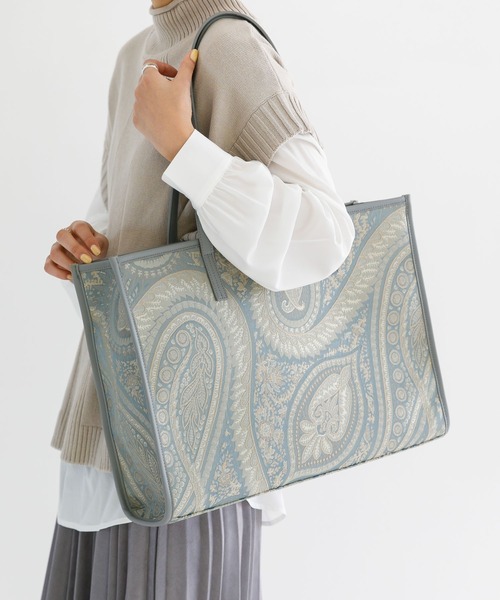 セール ペイズリージャガードマチトート トートバッグ Koe コエ のファッション通販 Zozotown