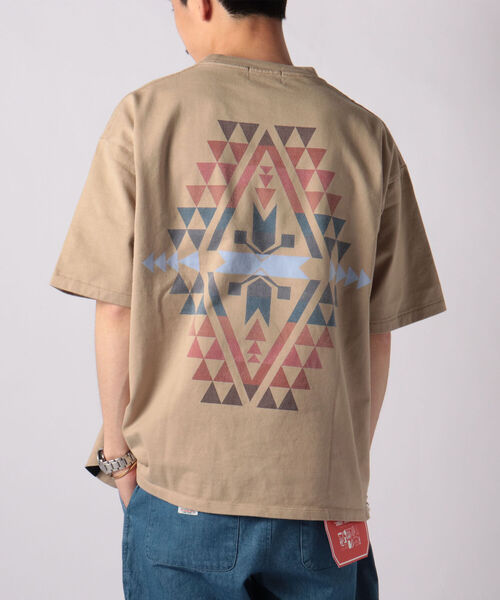 PENDLETON(ペンドルトン)の「【PENDLETON/ペンドルトン】Back Print Tee ビッグシルエット Tシャツ(Tシャツ/カットソー・メンズ・オフホワイト/ベージュ/ターコイズブルー/ライトパープル/チャコールグレー/ブラック・M/L)」の5枚目の写真