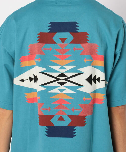 PENDLETON(ペンドルトン)の「【PENDLETON/ペンドルトン】Back Print Tee ビッグシルエット Tシャツ(Tシャツ/カットソー・メンズ・オフホワイト/ベージュ/ターコイズブルー/ライトパープル/チャコールグレー/ブラック・M/L)」の9枚目の写真