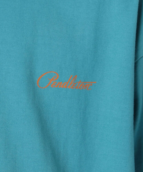PENDLETON(ペンドルトン)の「【PENDLETON/ペンドルトン】Back Print Tee ビッグシルエット Tシャツ(Tシャツ/カットソー・メンズ・オフホワイト/ベージュ/ターコイズブルー/ライトパープル/チャコールグレー/ブラック・M/L)」の14枚目の写真