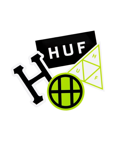 Huf Core Logo Sticker Set Huf ハフ ステッカー ステッカー テープ Huf ハフ のファッション通販 Zozotown