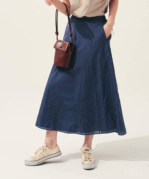 LAYMEE(レイミー)の「Embroy SK / エンブロイスカート(スカート・レディース・ホワイト/ネイビー/ピンク・FREE)」の19枚目の写真