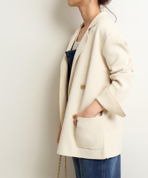 SLOBE IENA（スローブイエナ）の「ミラノリブジャケット【手洗い可能