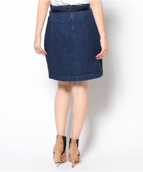 Heather（ヘザー）の「キモウタックコクーンスカート  554821（スカート・レディース・マスタード/レッド/グリーン/ブルー/ブラック・MEDIUM/SMALL）」の7枚目の写真