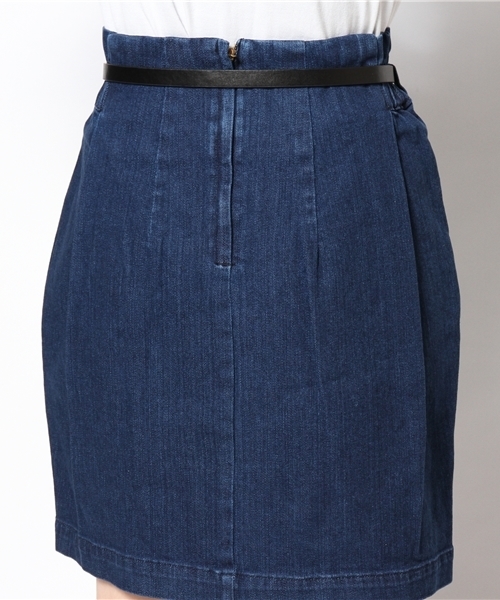 Heather（ヘザー）の「キモウタックコクーンスカート  554821（スカート・レディース・マスタード/レッド/グリーン/ブルー/ブラック・MEDIUM/SMALL）」の9枚目の写真