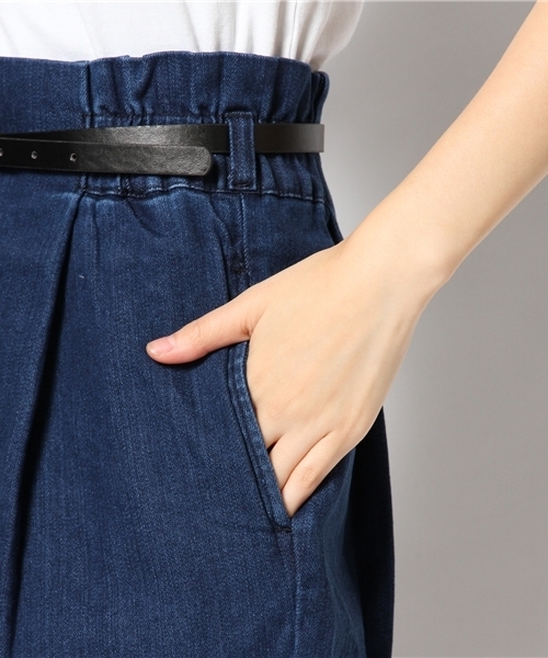 Heather（ヘザー）の「キモウタックコクーンスカート  554821（スカート・レディース・マスタード/レッド/グリーン/ブルー/ブラック・MEDIUM/SMALL）」の10枚目の写真