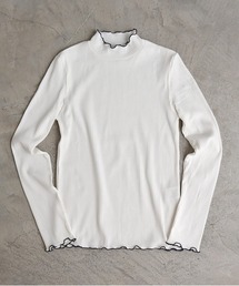 aimer le mieux | △aimer　リブメローハイネック長袖プルオーバー(Tシャツ/カットソー)