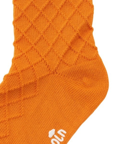 moimoln（モイモルン）の「ワッフル地ジャガードソックス（ソックス/靴下・キッズ・イエロー/アイボリー/ライトブルー・12cm/18cm/16cm/14cm/10cm）」の5枚目の写真