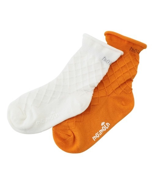 moimoln（モイモルン）の「ワッフル地ジャガードソックス（ソックス/靴下・キッズ・イエロー/アイボリー/ライトブルー・12cm/18cm/16cm/14cm/10cm）」の7枚目の写真